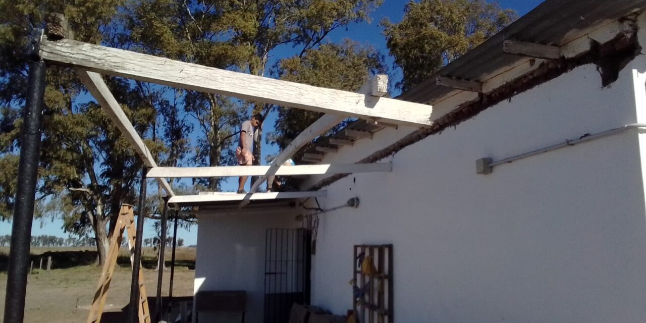 Buchardo: realizaron mejoras de infraestructura en escuelas rurales