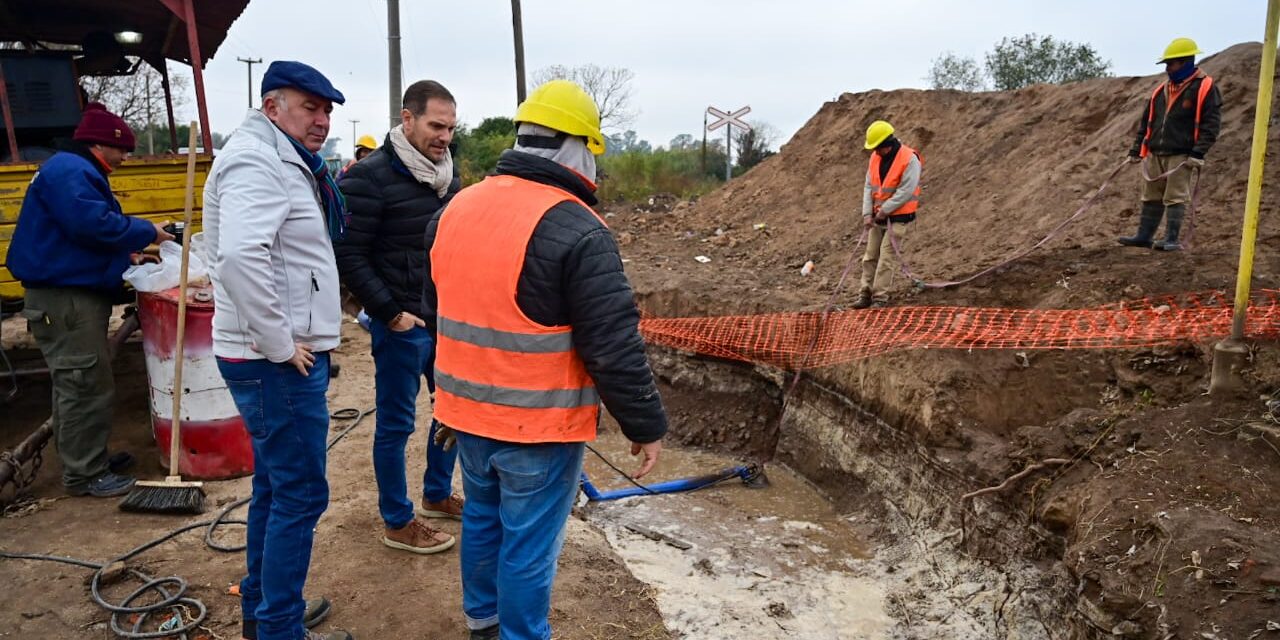 Avanzan las obras de desagües pluviales en Villa María