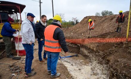 Avanzan las obras de desagües pluviales en Villa María