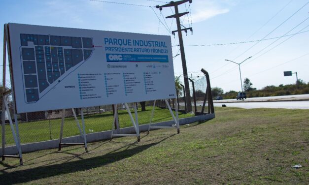 Río Cuarto: el Parque Industrial recibió 150 millones de pesos para la pavimentación del predio