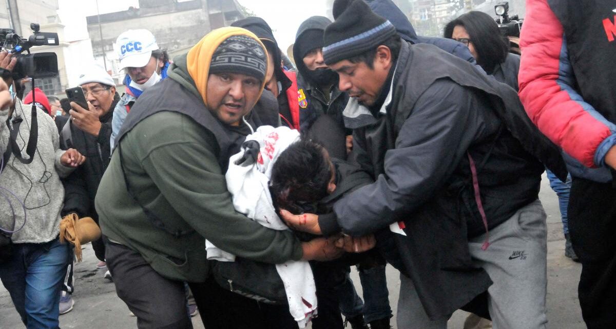 La represión en Jujuy deja como saldo 68 personas presas y 170 heridos