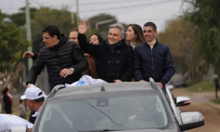 Llaryora en Villa Nueva: “Espero un apoyo contundente en General San Martín”