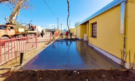 Vicuña Mackenna: avanza la obra en el Jardín Cassaniti