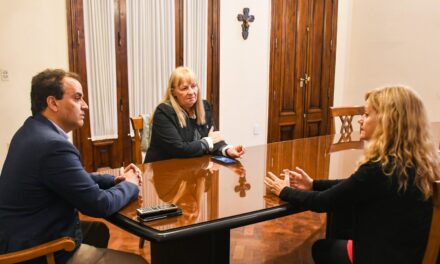 LLamosas recibió a la Rectora de la Universidad Nacional