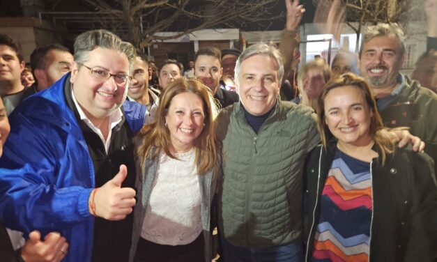 Martín Llaryora acompañó a Paola Nanini por el triunfo en Colonia Caroya