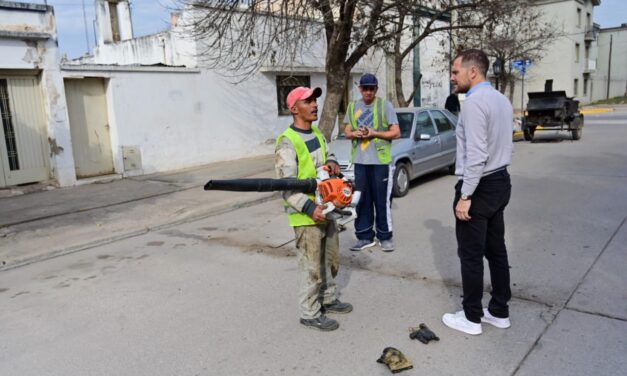 Villa María: el municipio avanza en el acondicionamiento de calles