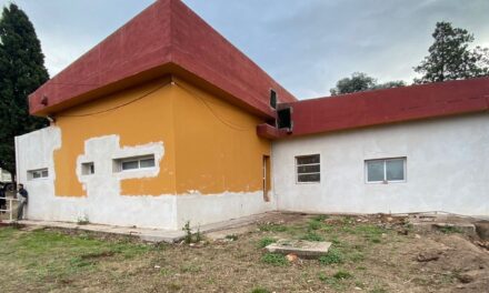 Achiras: avanza la remodelación del dispensario municipal