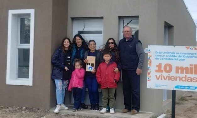 Buchardo: continúa la entrega de Viviendas Semillas en la localidad