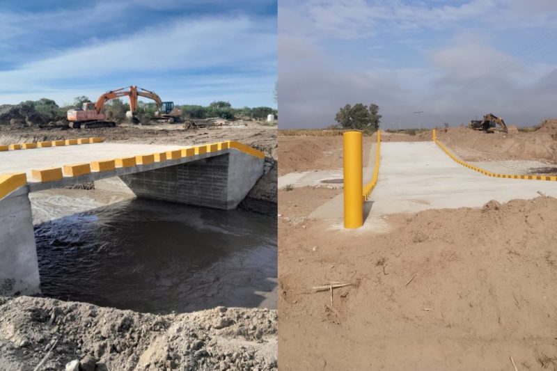 Cuenca Integrada: finalizó la construcción de un puente y un vado en Tegua – Chazón