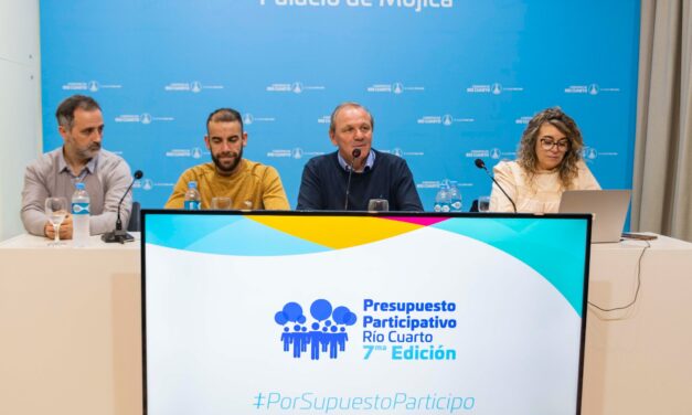 Río Cuarto: Se podrá elegir entre 848 propuestas del Presupuesto Participativo