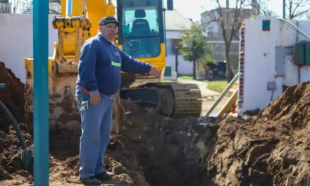 Laboulaye: avanza la ampliación de red de cloacas