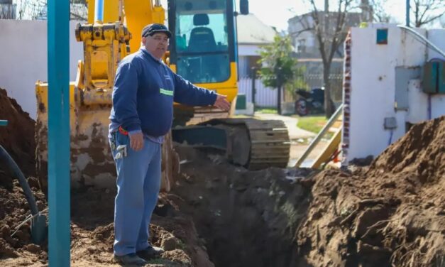 Laboulaye: avanza la ampliación de red de cloacas
