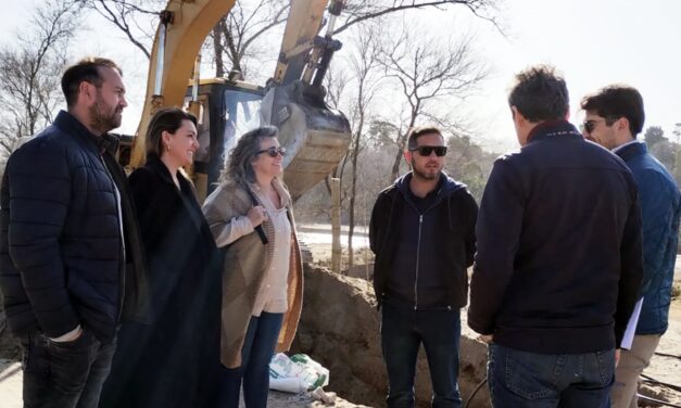 Río Cuarto: Avanza la ampliación de la red distribuidora de agua en el barrio Islas Malvinas