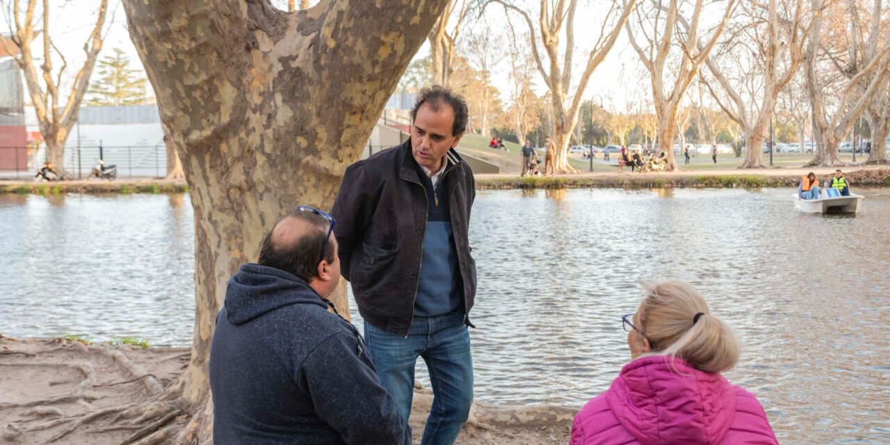 Río Cuarto: Llamosas recorrió los espacios verdes recuperados por el municipio