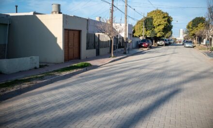 Río Cuarto: La Municipalidad habilitó el adoquinado en dos pasajes de la ciudad