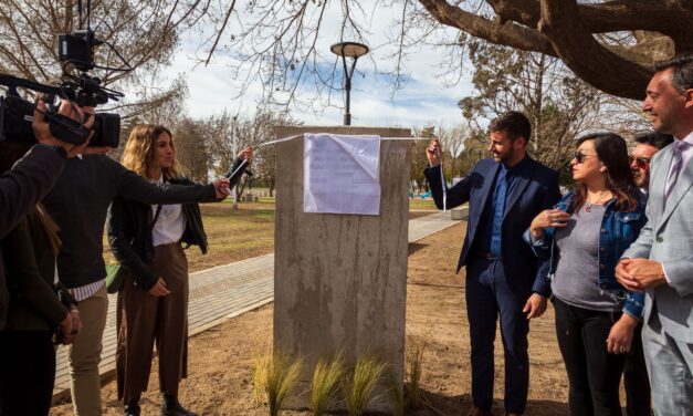 General Deheza: se inauguró la Plaza 208 viviendas en el marco de las Fiestas Patronales