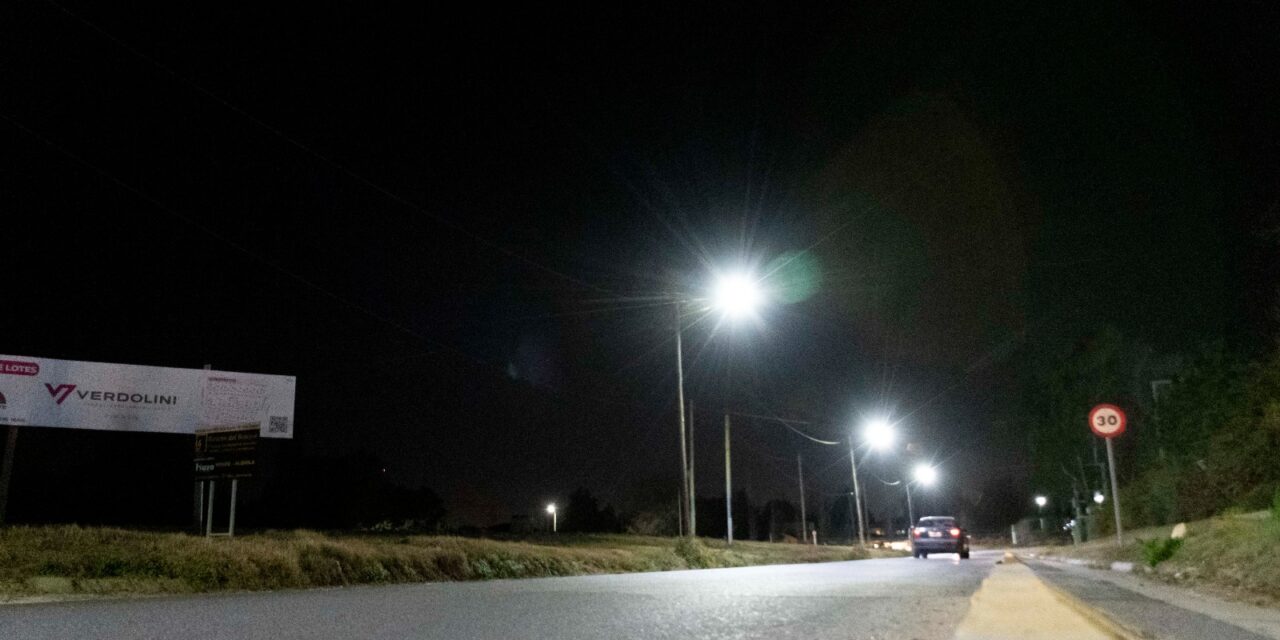 Río Cuarto: habilitaron luminarias LED en barrios de Banda Norte y el oeste
