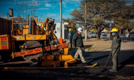 Río Tercero: Avanza la pavimentación en Barrio Cabero
