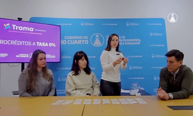 Se realizó el Sorteo de microcréditos del Programa Trama Emprendedora