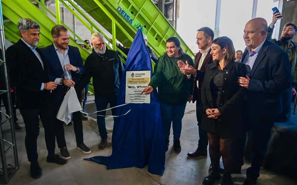 Villa María: Cabandié y Gill inauguraron el Centro de Gestión Ambiental