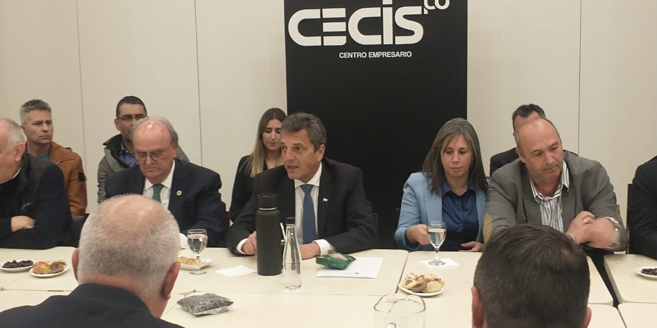Sergio Massa visitó Río Cuarto