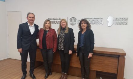 UNRC: reunión con autoridades de la UNC y del Ministerio de Educación de la provincia