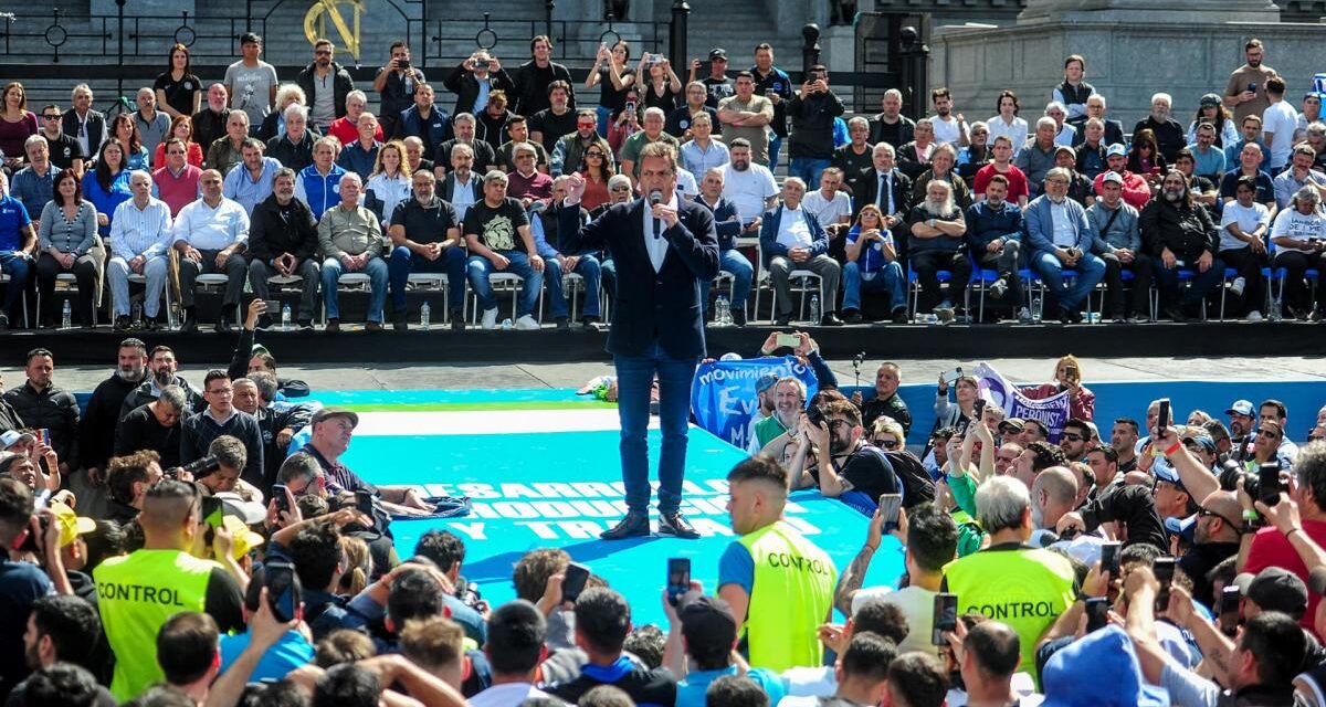 Massa: «Nuestra patria necesita un Gobierno de unidad nacional»