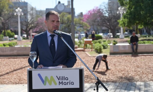 Villa María: en el 156º aniversario, Gill invitó a “construir la ciudad de la que nos sentimos orgullosos”