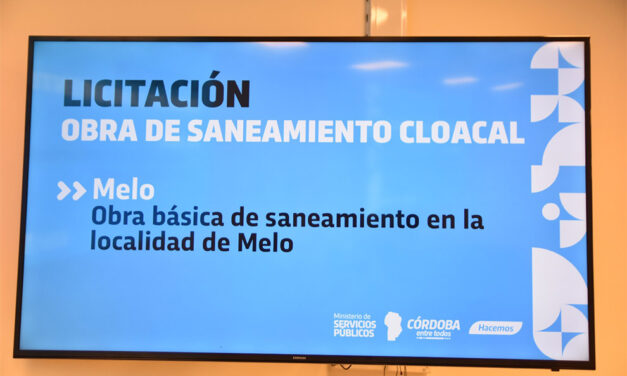 Melo: avanza la licitación de la obra de saneamiento