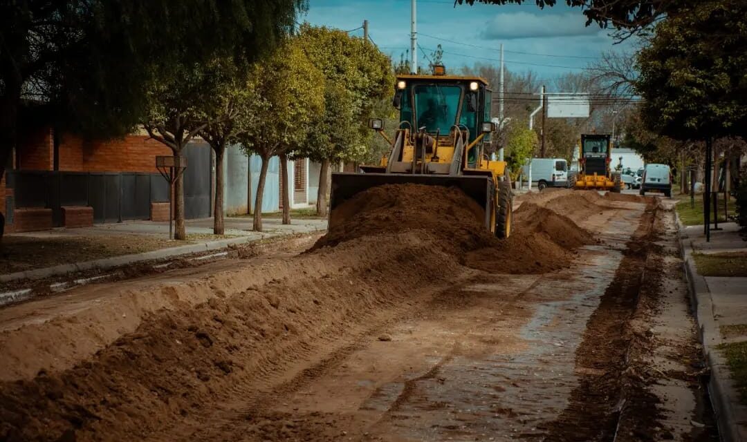 Río Tercero: comenzó la obra de asfalto en calle Panamá