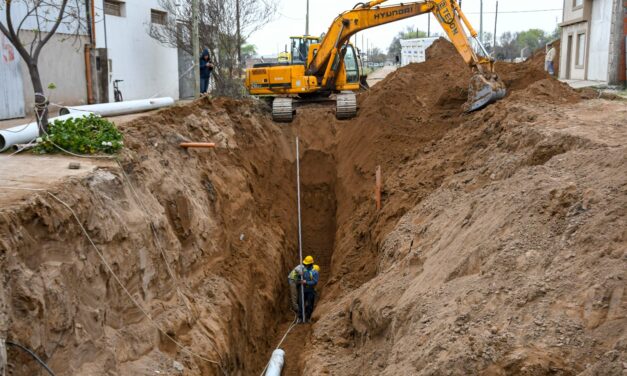 Río Cuarto: avanza la estación de bombeo del oeste de la ciudad