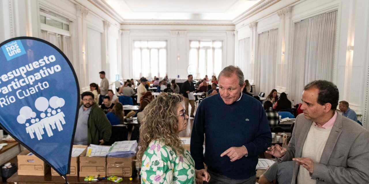 Edición récord del Presupuesto Participativo en Río Cuarto