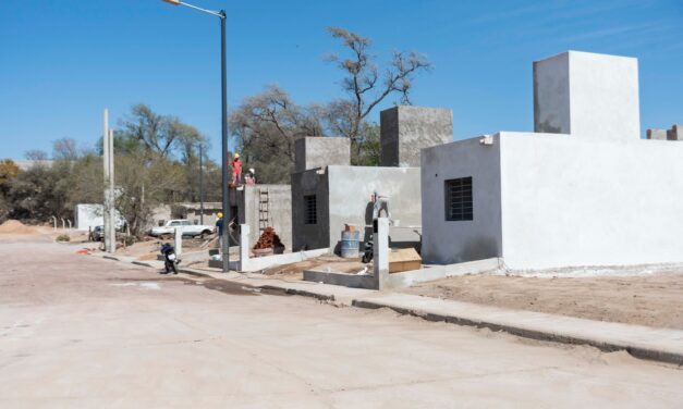 Río Cuarto: La urbanización del barrio Oncativo  supera el 80 % de avance
