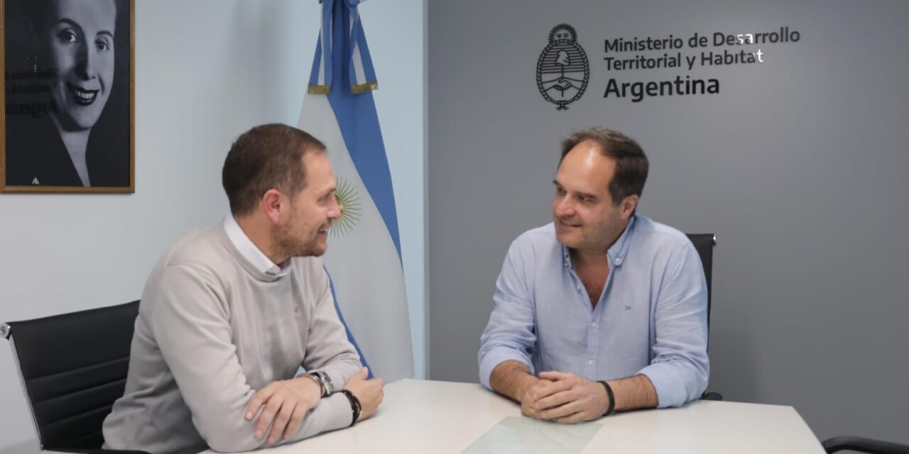 Villa María: Martín Gill mantuvo un encuentro con el ministro Maggiotti