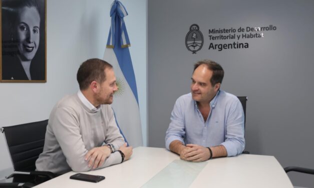 Villa María: Martín Gill mantuvo un encuentro con el ministro Maggiotti