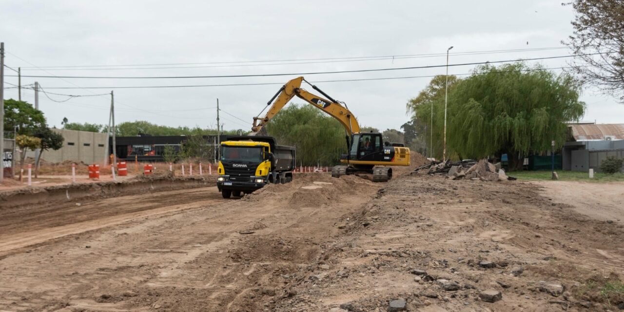Río Cuarto: Avanza la obra para la construcción de la doble vía en la Ruta 30