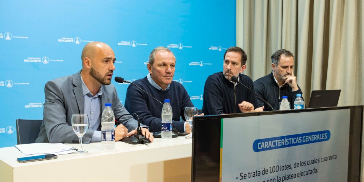 Río Cuarto: abrieron las inscripciones para los 100 terrenos del Loteo Bustos