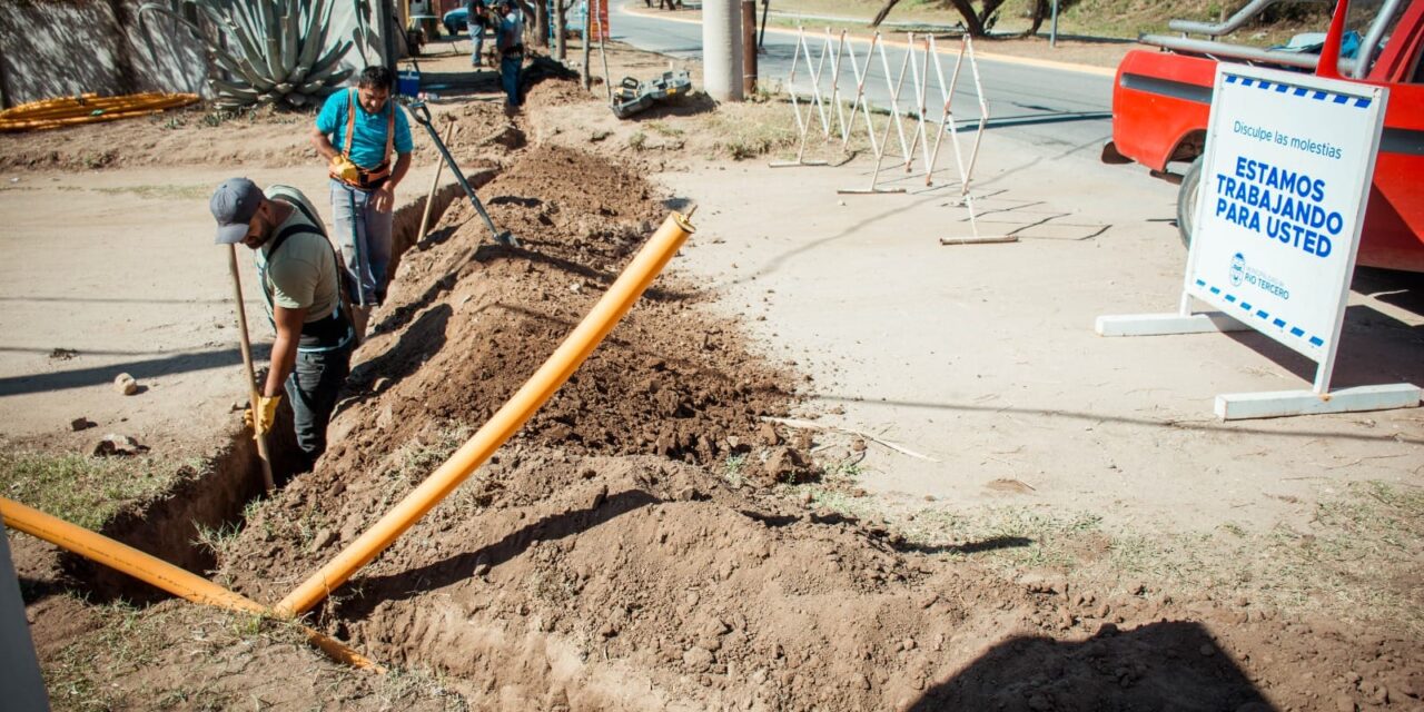 Río Tercero: avanza la obra para la instalación de gas natural en Barrio Cerino