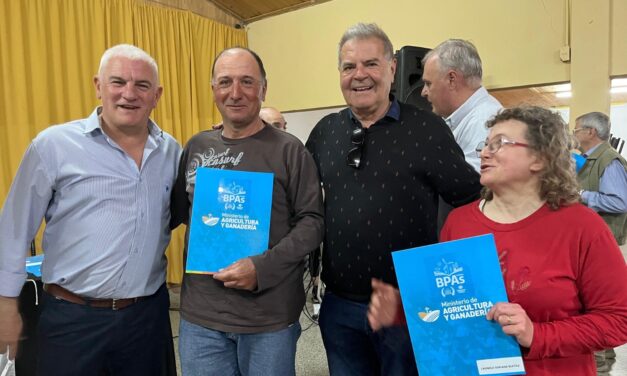 Busso entregó aportes a 186 productores rurales del sur provincial