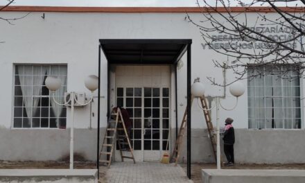 Huinca Renancó: avanza la obra de restauración en la Secretaría de Acción Social y DDHH