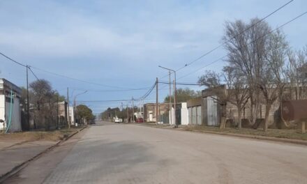 Villa Valeria: finalizó la obra de pavimento articulado en calle Alem