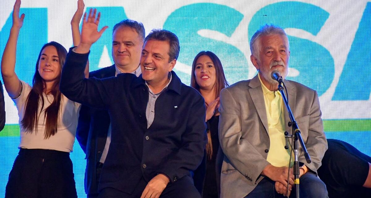 Massa continuó su gira federal en San Luis y entró en la recta final de la campaña