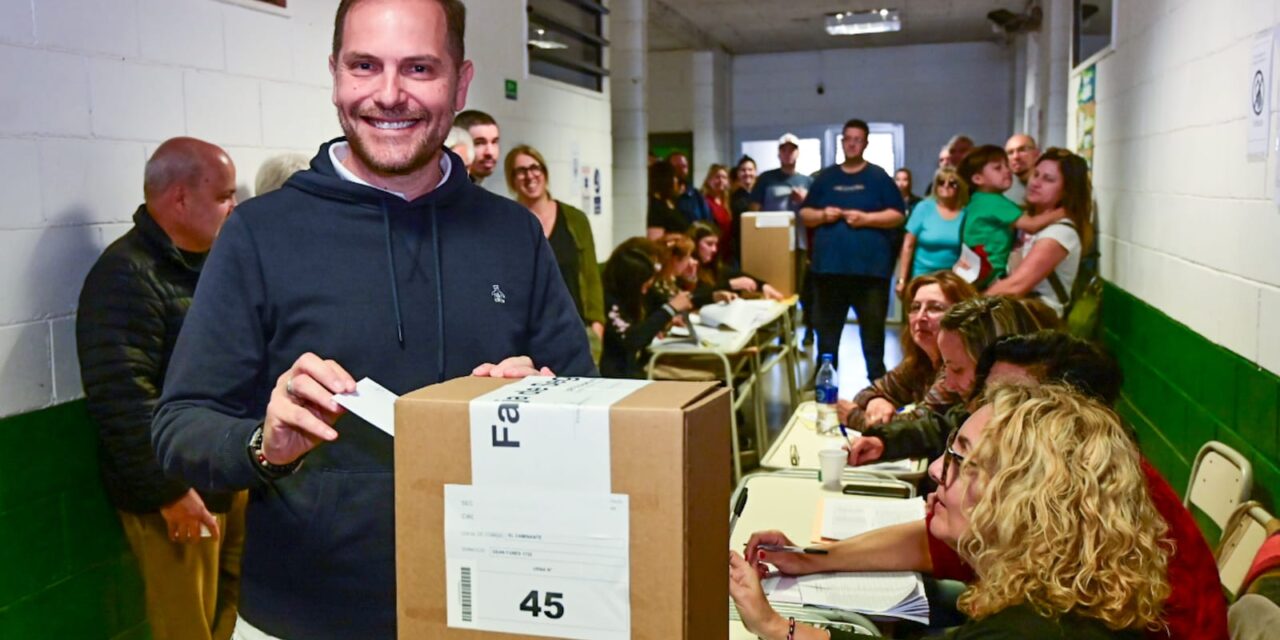 Elecciones en Villa María: Votó Martín Gill