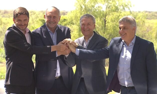 Córdoba y Santa Fe pusieron en marcha el acueducto interprovincial