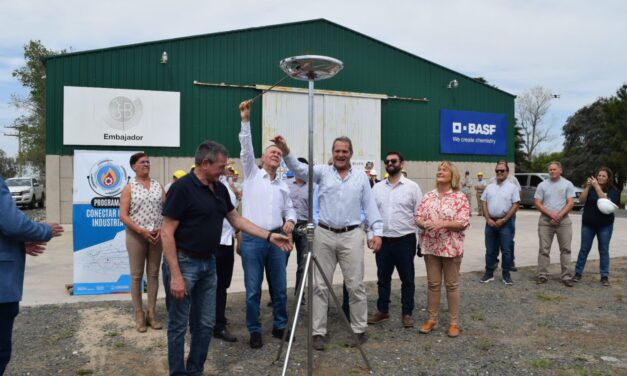 Vicuña Mackenna: la firma Leones de Bleek se conectó a la red de gas natural