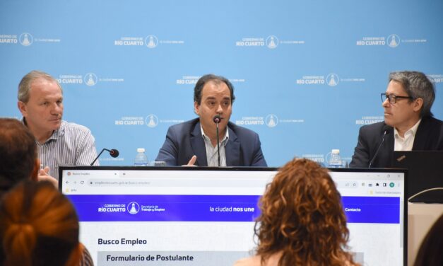 Río Cuarto: Llamosas presentó una nueva herramienta de inclusión laboral