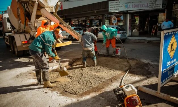 Avanzan las tareas de bacheo en Río Tercero