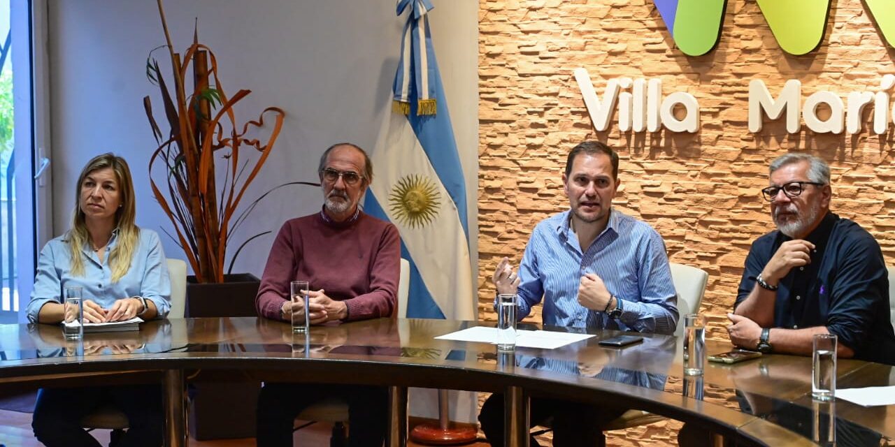 Villa María:  comienza la creación del Parque Lineal Sustentable de los cuatro bulevares