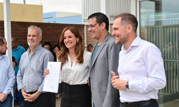 Victoria Tolosa Paz llegó a Villa María y Villa Nueva para recorrer nuevos jardines municipales