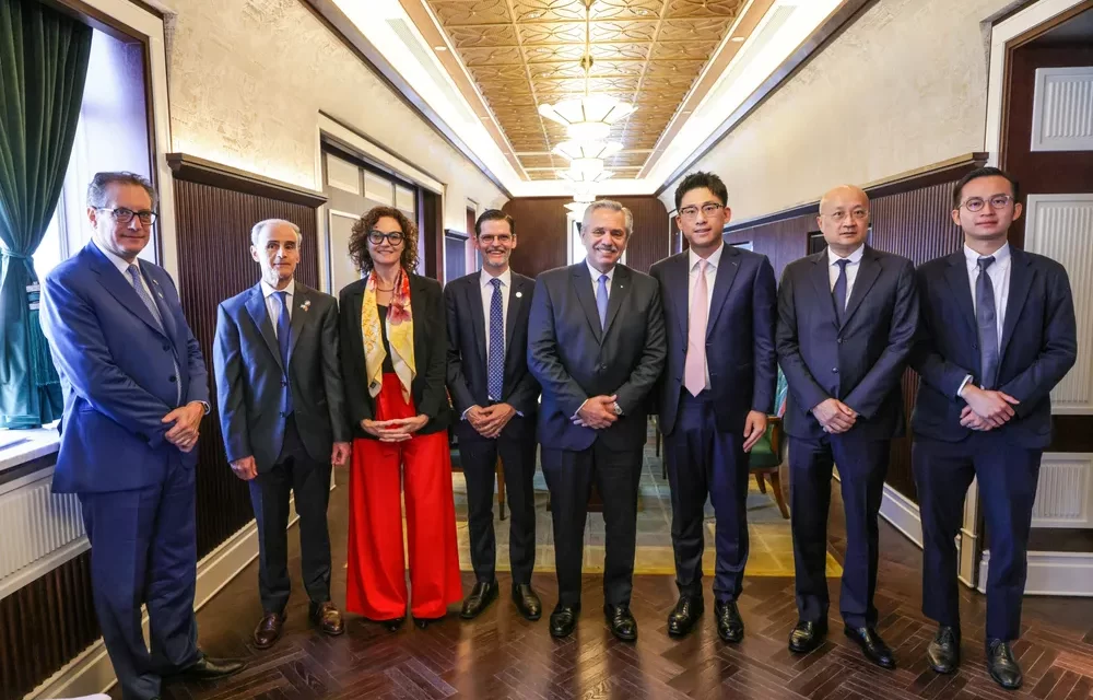Alberto Fernández se reunió con empresas chinas que invierten en Argentina